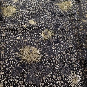 Chrysanthemum brocade fabric